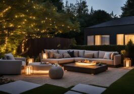Lichterglanz im Garten: LED-Integration in Outdoor-Möbeln